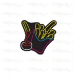 تابلو نئون طرح سیب زمینی شماره 5