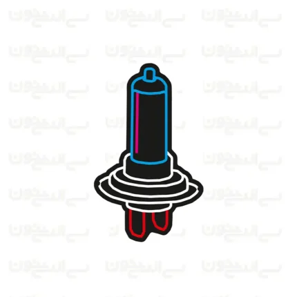 تابلو نئون طرح لامپ خودرو (هدلایت)