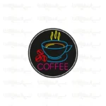 تابلو نئون طرح کافه شماره 2