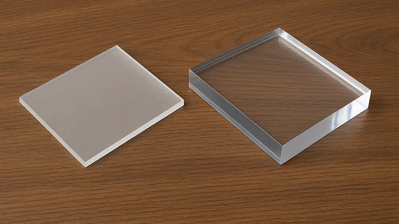 تفاوت طلق و پلکسی گلاس چیست؟ مقایسه کامل قیمت، معایب، کاربرد و روش ساخت