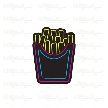 تابلو نئون سیب زمینی طرح شماره 6