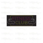 تابلو نئون طرح باشگاه بدنسازی