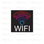 تابلو نئون وای فای طرح شماره 2