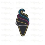 تابلو نئون بستنی طرح شماره 13