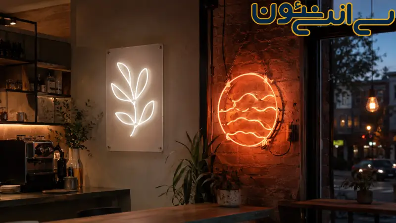 تفاوت نئون فلکسی با نئون شیشه ای از نظر ظاهر و زیبایی