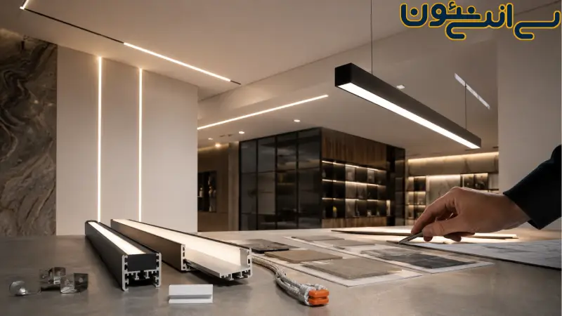خدمات سی انسی و نئون؛ طراحی، برش و اجرای نورپردازی مدرن