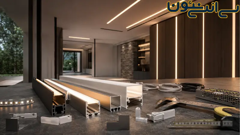 تفاوت قیمت لاین نوری توکار و روکار